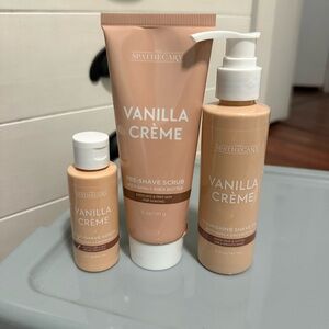 Spathecary Vanilla Crème Shave Set